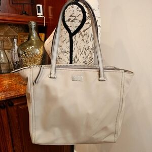 Kate Spade Nylon Dawn Tote Bag Medium Soft Toupe